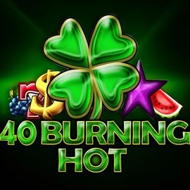 40 Burning Hot casino game by Amusnet Interactive – featured logo at Slimking Casino