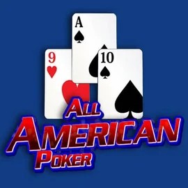 Official Table Games logo: All American Poker by RTG (Reel Time Gaming) at Slimking Casino