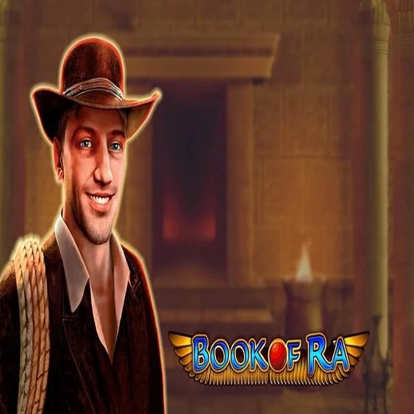 Book of Ra by Greentube, showcased at slimkingcasino.eu – game logo