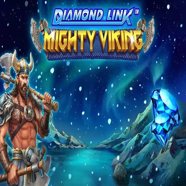 Diamond Link Mighty Viking by Greentube, showcased at slimkingcasino.eu – game logo