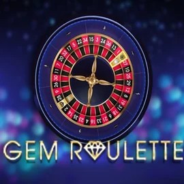Gem Roulette slot logo by iSoftBet at Slimking Casino