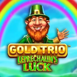 Gold Trio Leprechaun's Luck by Playtech, showcased at slimkingcasino.eu – game logo