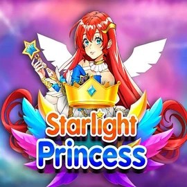 Starlight Princess slot logo by Pragmatic Play at Slimking Casino