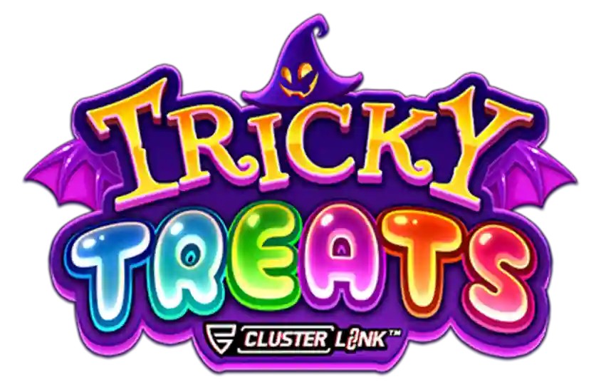 Tricky Treats online game logo by Push Gaming on slimkingcasino.eu